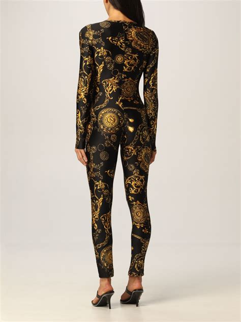 versace print jumpsuit|Versace jumpsuit men.